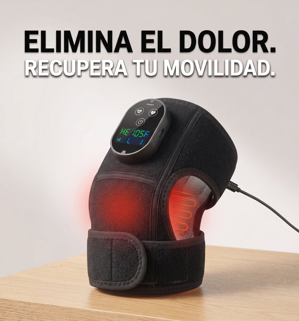 Masajeador de rodilla con calefactor