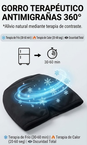 Gorro para Migraña de Frío y Calor | Alivio y Confort