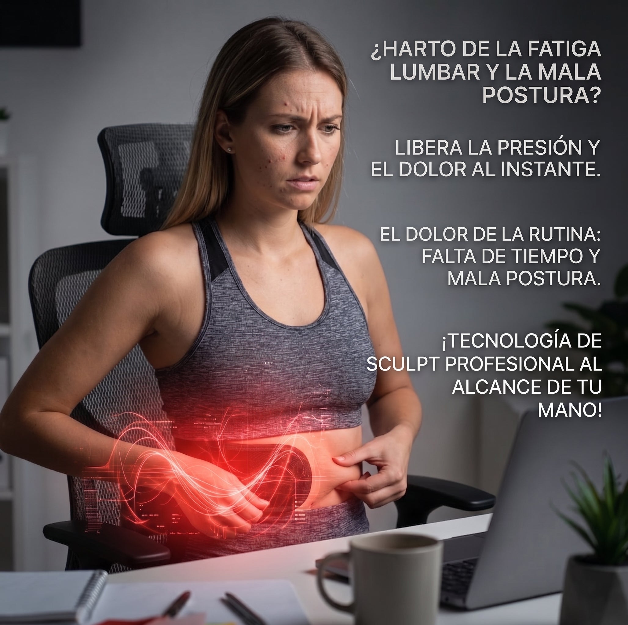 Faja Lumbar Correctora de Postura | Soporte para Espalda
