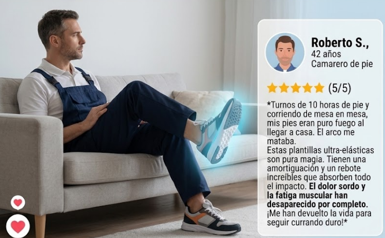 Plantillas ergonómicas 4D Cloud para mayor comodidad