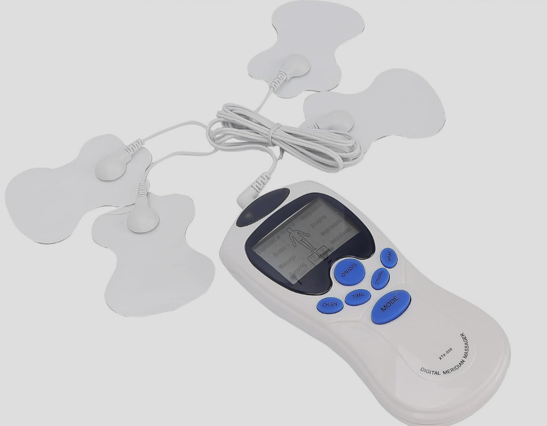 Estimulador Muscular Eléctrico con Electrodos | Masaje