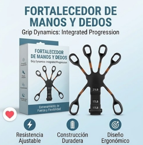 Ejercitador de Dedos y Manos | Fuerza y Flexibilidad